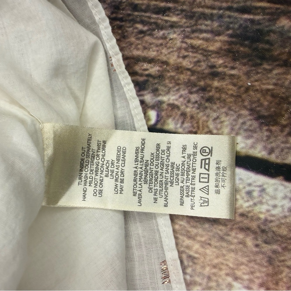 Anthropologie Cream Polka Dot Blouse - Picture 7 of 8